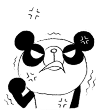 Panda & Rabbit daily life Illustrations sticker #4844150