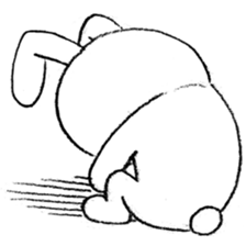 Panda & Rabbit daily life Illustrations sticker #4844152
