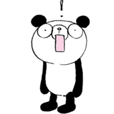 Panda & Rabbit daily life Illustrations sticker #4844153