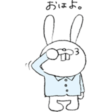 Panda & Rabbit daily life Illustrations sticker #4844156