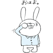 Panda & Rabbit daily life Illustrations sticker #4844156