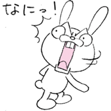 Panda & Rabbit daily life Illustrations sticker #4844160