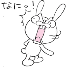 Panda & Rabbit daily life Illustrations sticker #4844160