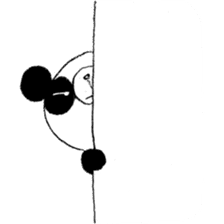 Panda & Rabbit daily life Illustrations sticker #4844164