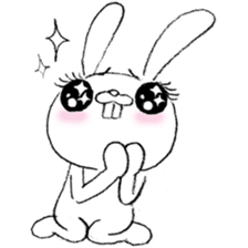 Panda & Rabbit daily life Illustrations sticker #4844165