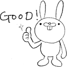 Panda & Rabbit daily life Illustrations sticker #4844172