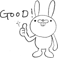 Panda & Rabbit daily life Illustrations sticker #4844172