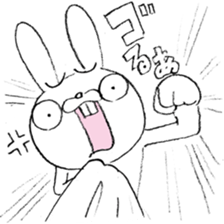 Panda & Rabbit daily life Illustrations sticker #4844173