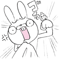 Panda & Rabbit daily life Illustrations sticker #4844173