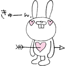 Panda & Rabbit daily life Illustrations sticker #4844179