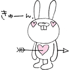 Panda & Rabbit daily life Illustrations sticker #4844179