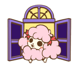 Cute Miss Poodle sticker #4844247