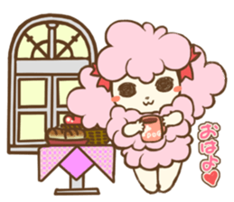 Cute Miss Poodle sticker #4844248