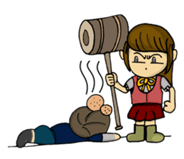 crazy couple - kira & ruri sticker #4845241