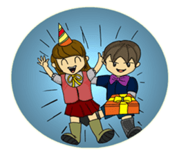 crazy couple - kira & ruri sticker #4845245