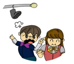 crazy couple - kira & ruri sticker #4845246