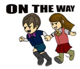 crazy couple - kira & ruri sticker #4845253