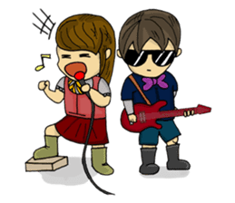 crazy couple - kira & ruri sticker #4845262