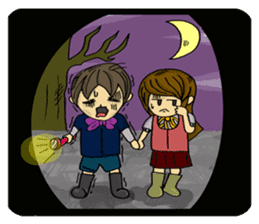 crazy couple - kira & ruri sticker #4845270