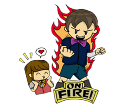 crazy couple - kira & ruri sticker #4845273