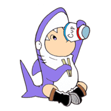 Tiny Shark sticker #4845670