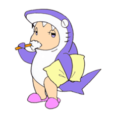 Tiny Shark sticker #4845678