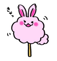 Cotton Candy Rabbit sticker #4846040