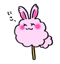 Cotton Candy Rabbit sticker #4846041