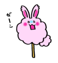 Cotton Candy Rabbit sticker #4846042