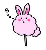 Cotton Candy Rabbit sticker #4846043