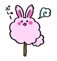 Cotton Candy Rabbit sticker #4846044