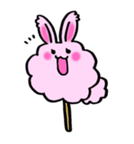 Cotton Candy Rabbit sticker #4846047