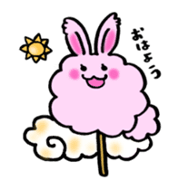 Cotton Candy Rabbit sticker #4846048