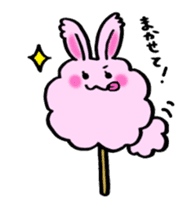 Cotton Candy Rabbit sticker #4846049