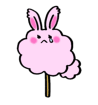 Cotton Candy Rabbit sticker #4846050