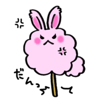 Cotton Candy Rabbit sticker #4846051