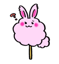 Cotton Candy Rabbit sticker #4846052