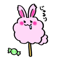 Cotton Candy Rabbit sticker #4846053