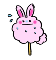 Cotton Candy Rabbit sticker #4846054