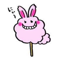 Cotton Candy Rabbit sticker #4846055