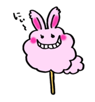Cotton Candy Rabbit sticker #4846055