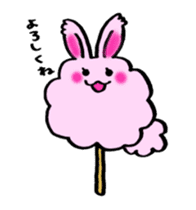 Cotton Candy Rabbit sticker #4846056