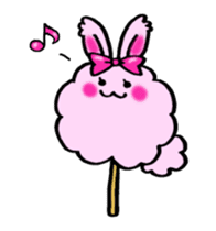 Cotton Candy Rabbit sticker #4846057
