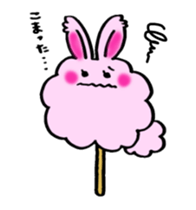 Cotton Candy Rabbit sticker #4846058
