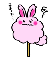 Cotton Candy Rabbit sticker #4846058