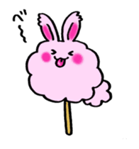 Cotton Candy Rabbit sticker #4846059