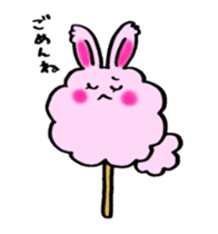 Cotton Candy Rabbit sticker #4846060