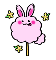 Cotton Candy Rabbit sticker #4846062