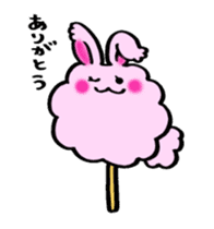 Cotton Candy Rabbit sticker #4846066