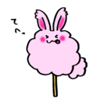 Cotton Candy Rabbit sticker #4846067